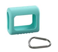 Juste de protection en silicone pour haut-parleur JBL GO 3,étui de voyage,style ultra-léger,étui de transport avec mousqueton,supports lavables - Type WHITE