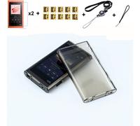 Juste de protection en TPU souple et transparente pour Sony Walkman,Marin,A50,A55,A56,A57,A55HN,A56HN,A57HN,protecteur d'écran et sangle - Type Clear black