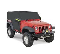 Juste De Protection Imperméable Pour Jeep Wrangler Jk Et Jl,210d Oxford,Vêtements De Voiture,Toit Rigide,2007 Portes,Crème Solaire,2021-2/4 - Type Black-For 4 Door #B