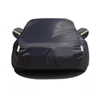 Juste De Protection Pour Voiture Suv/Berline Avec Fermeture Éclair Latérale,Pare-Soleil,Imperméable,Anti-Poussière,Bande De Moulage - Type Black-Yxl
