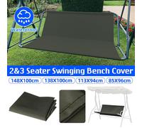 Juste De Remplacement Imperméable Pour Chaise Et Banc,Juste Anti-Poussière,Coussin De Dossier Pour Balançoire D'extérieur,Jardin,2/3 Places - Type Vert Militaire-148x100cm #A