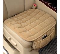 Juste De Siège De Voiture Anti-Ald,Coussin Respirant Pour Véhicule,Protecteur De Siège Avant,Coussin De Chaise,Chaud,Universel,Hiver - Type Beige #A