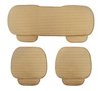 Juste De Siège De Voiture Avant Et Arrière Antidérapante,Protection De Siège Universelle,Coussin En Polymères,Accessoires Automobiles,Garder Au Chaud En Hiver - Type 1 Set Beige