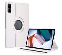 Juste De Tablette En Cuir Pu Pour Xiaomi, Étui Rotatif Résistant À 360, Support De Support, Xiaomi Redmi Pad Se 11 "8.7" 10.61 "12.1, Mipad 5 6 11 6s Pro 12.4-Rougemi Pad 10.61inch-Blanc