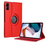 Juste De Tablette En Cuir Pu Pour Xiaomi, Étui Rotatif Résistant À 360, Support De Support, Xiaomi Redmi Pad Se 11 "8.7" 10.61 "12.1, Mipad 5 6 11 6s Pro 12.4-Rougemi Pad Pro 12.1-Rouge