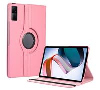 Juste De Tablette En Cuir Pu Pour Xiaomi, Étui Rotatif Résistant À 360, Support De Support, Xiaomi Redmi Pad Se 11 "8.7" 10.61 "12.1, Mipad 5 6 11 6s Pro 12.4-Rougemi Pad Pro 12.1-Rose