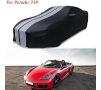 Juste De Voiture D'intérieur Commandée Ultraguard,Compatible Avec Porsche 911,718,968,992,928,Cayman,Boxster,Carrera,Gris Foncé,Noir,Rayé - Type For Porsche 718