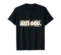 Juste Dieu, Dieu est Dope, Camouflage, Foi, chrétien T-Shirt