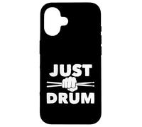 Juste Drum Drummer Coque pour iPhone 16