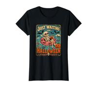Juste en Attendant Halloween, Skeleton Pool, Octobre et été T-Shirt Graphique avec Valeur