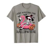 Juste en Attendant Halloween, Un Squelette Estival Effrayant et drôle T-Shirt