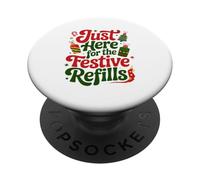 Juste Ici pour Festive Amateur De Café De PopSockets PopGrip Adhésif