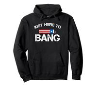 Juste Ici pour Frapper Un pétard Le 4 Juillet Drapeau Sweat à Capuche