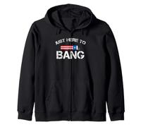 Juste Ici pour Frapper Un pétard Le 4 Juillet Drapeau Sweat à Capuche