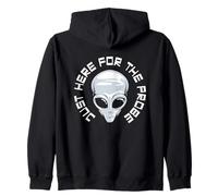 Juste ici pour la sonde Funny Gray Alien Sweat à Capuche