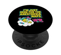 Juste Ici pour Les Siestes d'anesthésie, Une Chirurgie Amusante et Une récupération PopSockets PopGrip Adhésif