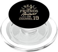 Juste Ici pour l'utilisateur de la Radio Frequencies Funny Citizens Band PopSockets PopGrip pour MagSafe