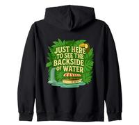 Juste Ici pour Voir l'arrière de L'Aventure dans la Jungle Aquatique Sweat à Capuche