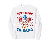 Juste là pour Faire exploser Un feu d'artifice Patriotique Amusant du 4 Juillet Sweatshirt