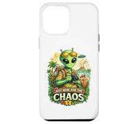 Juste là pour Le Chaos Funny Alien Tourist Coque pour iPhone 12 Pro Max