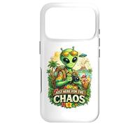 Juste là pour Le Chaos Funny Alien Tourist Coque pour iPhone 17 Pro