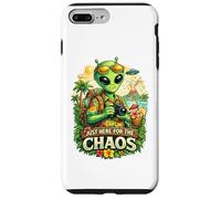 Juste là pour Le Chaos Funny Alien Tourist Coque pour iPhone 7 Plus/8 Plus