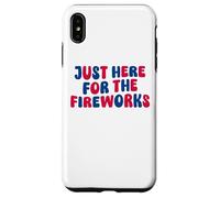 Juste là pour les feux d'artifice, drôles d'hommes et de femmes, le 4 juillet Coque pour iPhone XS Max