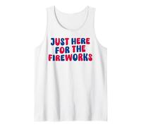 Juste là pour les feux d'artifice, drôles d'hommes et de femmes, le 4 juillet Débardeur