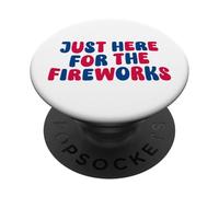 Juste là pour les feux d'artifice, drôles d'hommes et de femmes, le 4 juillet PopSockets PopGrip Adhésif