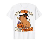 Juste là pour Les friandises, Capybara Halloween Cute Art T-Shirt Graphique avec Valeur