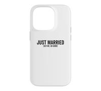 Juste marié jusqu'à présent, si Bon Mariage, Couple de mariés Coque pour iPhone 14 Pro