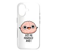 Juste Moi, Mon Esprit et Moi, Un Jeu de Mots Amusant Coque pour iPhone 17