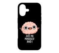 Juste Moi, Mon Esprit et Moi, Un Jeu de Mots Amusant Coque pour iPhone 17