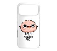 Juste Moi, Mon Esprit et Moi, Un Jeu de Mots Amusant Coque pour iPhone 17 Pro Max