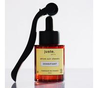 Juste. Paris kit Sérum cheveux densifiant Bio + Dermaroller - Traitement microbiote cuir chevelu - Serum anti chute efficace - +7000 - Made In France - Homme et Femme