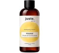 Juste Paris Shampoing anti chute de cheveux 250 ml, Formule naturelle | Augmente la densité capillaire, Booste la croissance, Renforce et nourrit le cuir chevelu, Ingrédients d'origine naturelle
