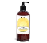 Juste Paris Shampoing anti chute de cheveux 500 ml - Augmente la densité capillaire - Booste la croissance, renforce et nourrit le cuir chevelu - Ingrédients d’origine naturelle