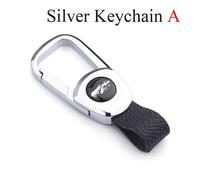 Juste Porte-Clés En Alliage De Zinc Et Silicone Pour Ford Fi.C.,2,3 Boutons,Ecosport,Kuga Escape,Falcon B-Max,Cuillère À Soupe Dehors Galaxy - Type Keychain A (No Case)-B Style #B