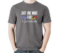 Juste sur Plus De Poissons, Je Promets des Loches Clownesques Et des Discus Sportswear Manches Courtes Tee Shirt Col Rond T-Shirt De Sport pour Running Plage Pêche XL