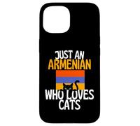 Juste Un Arménien Qui Aime Les Chats pour Toute l'Arménie Coque pour iPhone 15