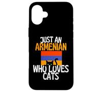 Juste Un Arménien Qui Aime Les Chats pour Toute l'Arménie Coque pour iPhone 16 Plus