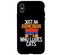 Juste Un Arménien Qui Aime Les Chats pour Toute l'Arménie Coque pour iPhone X/XS