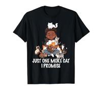 Juste Un Chat de Plus, Je Le promets à Un Amoureux des Chats, Homme, garçon, Chat, Papa T-Shirt Graphique avec Valeur