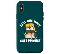 Juste Un Chat de Plus, Je Te promets Un Joli tas de Chats Coque pour iPhone X/XS