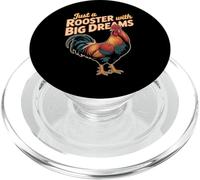 Juste Un Coq avec de Grands rêves, Dictons drôles de Coq PopSockets PopGrip pour MagSafe