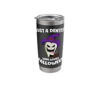 Juste un dentiste qui aime Halloween Gobelet isotherme en acier inoxydable double paroi