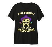 Juste Un Dentiste Qui Aime Halloween T-Shirt Haut de Gamme