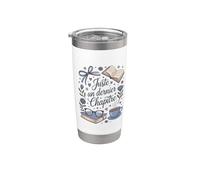 Juste Un Dernier Chapitre Cadeau Lectrice Cosy Coquette Gobelet isotherme en acier inoxydable double paroi