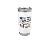 Juste Un Dernier Chapitre Cadeau Lectrice Livre Café Lecture Gobelet isotherme en acier inoxydable double paroi