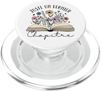 Juste Un Dernier Chapitre Cadeau Lecture Livres Motif Floral PopSockets PopGrip pour MagSafe